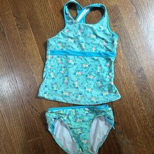 L.L. Bean Turtle Swim bikini - girls size 10 - good condition